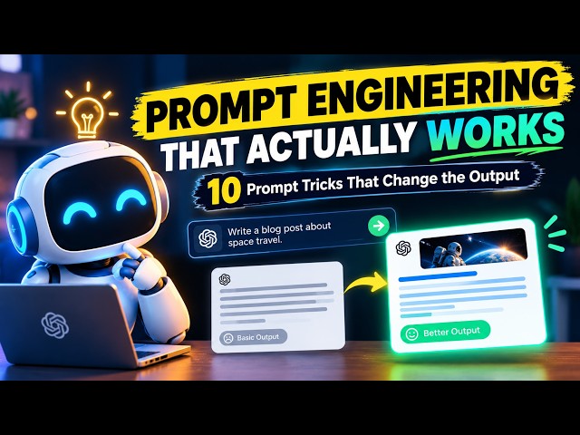 Prompt engineering that actually works — 10 Prompt Tricks That Change the Output (Before & After)