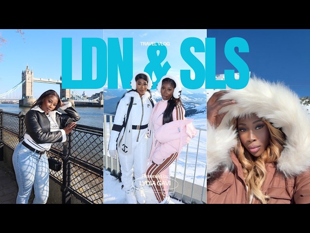 LONDON🇬🇧💂🏾‍♀️ TO THE SLOPES 🎿❄️ | LAAX, Switzerland Vlog