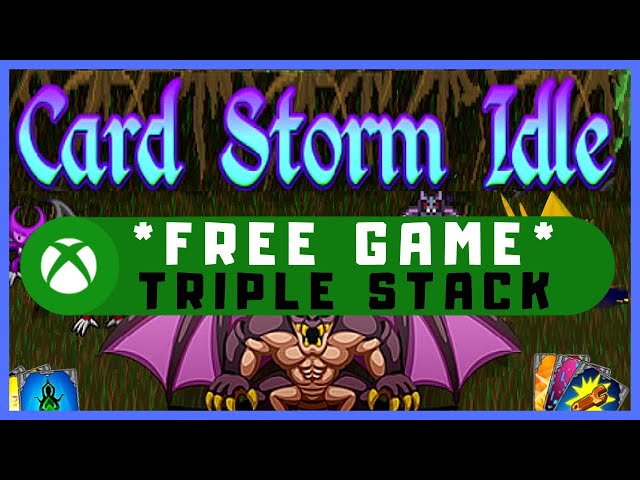 Card Storm Idle #Xbox Achievement Guide - Free Game - Triple Stack
