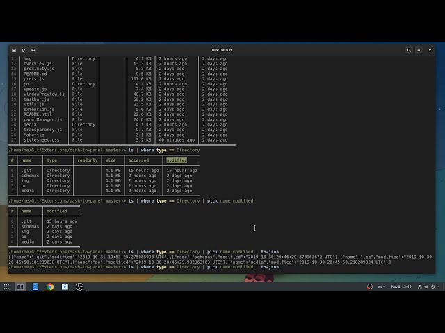 NuShell 0.4.0: A modern Linux Shell written in Rust