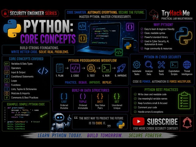Python: Core Concepts | TryHackMe Walkthrough