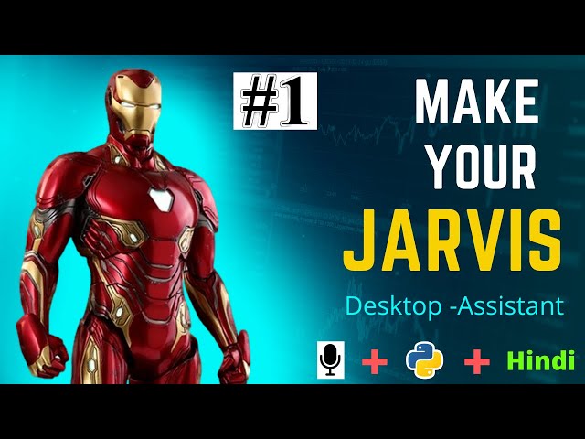 Iron Man Jarvis AI Desktop Voice Assistant || Guided Project in Python |@TechVineChannel