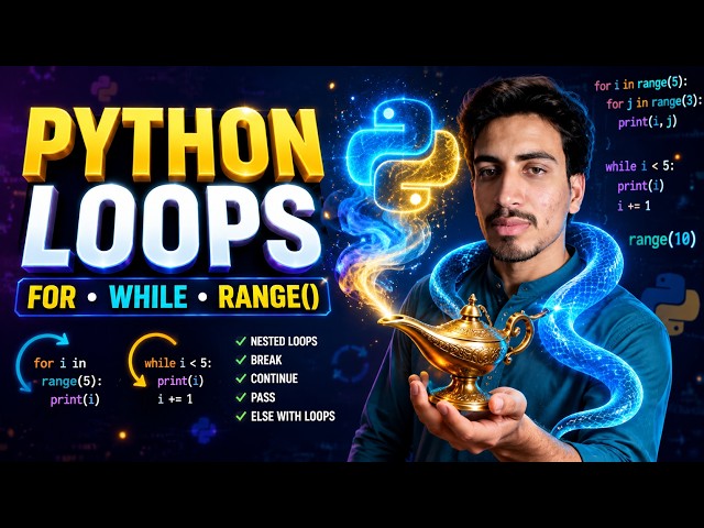 Python Loops Tutorial for Beginners | For, While & More