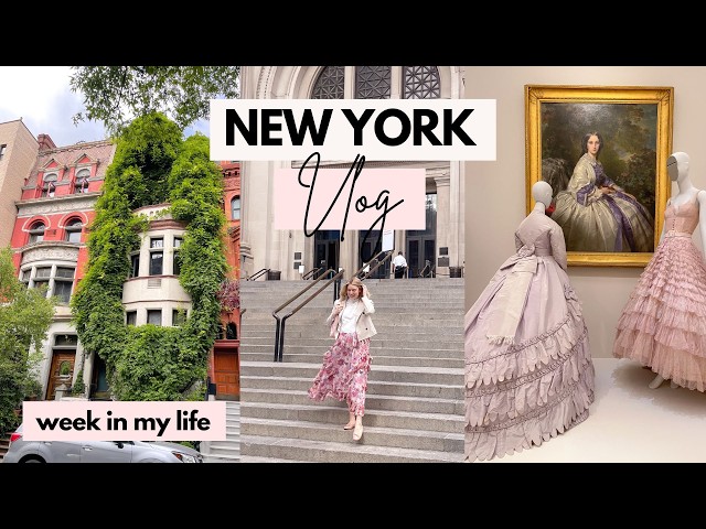 NYC VLOG: Week in my Life! Attending Events, The Met Costume Institute Preview, Central Park Walks