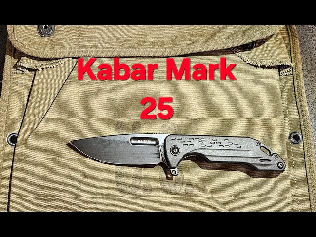 Finally a Kabar Folding Knife That I like to Carry!