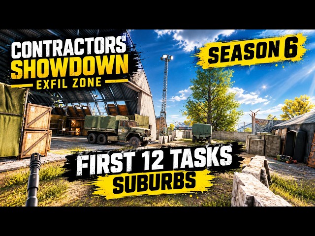 RadFox University: Task Guide. Part 1. First 12 Missions in Suburbs. Season 6 | Exfil Zone