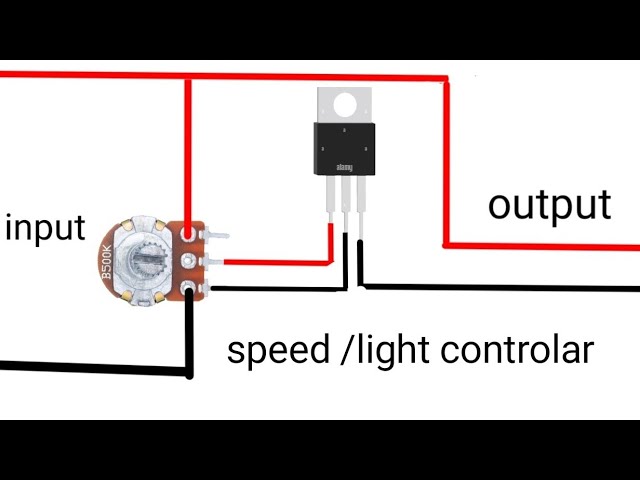 DIY LED and Speed Controlar Tutorial | Simple Home Electronics Project