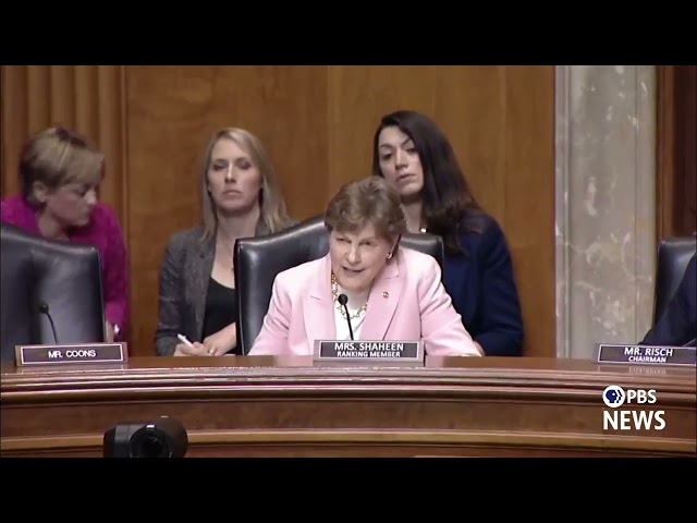 WATCH: Sen. Shaheen questions Rubio in his 1st hearing since Iran war