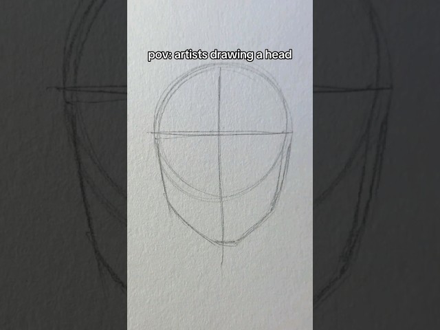 pov: artists drawing a head || Jmarron
