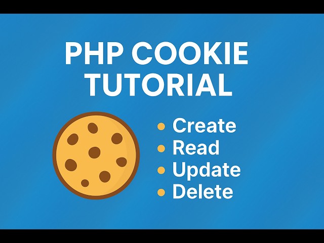 How to Create, Read, Update, and Delete Cookies in PHP | Complete CRUD Tutorial