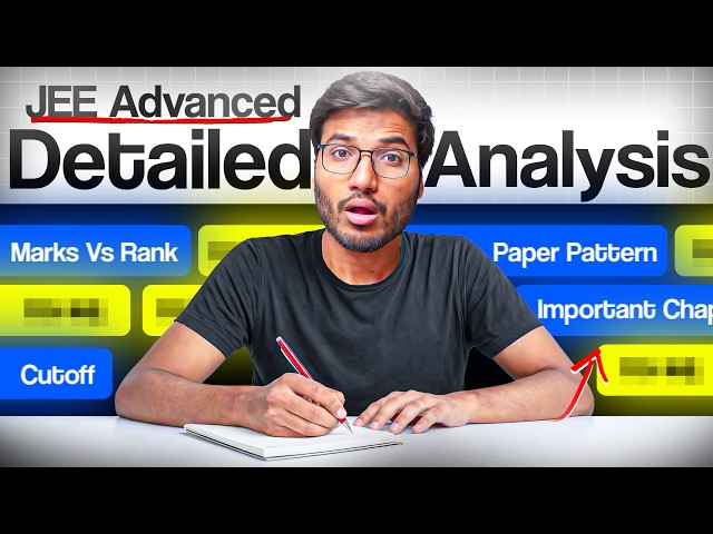 The ONLY IIT-JEE Advanced Video You Need 🔥