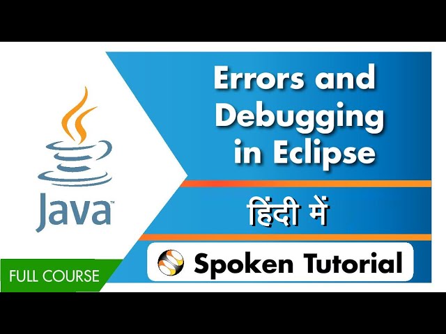 Errors and Debugging in Eclipse - Hindi