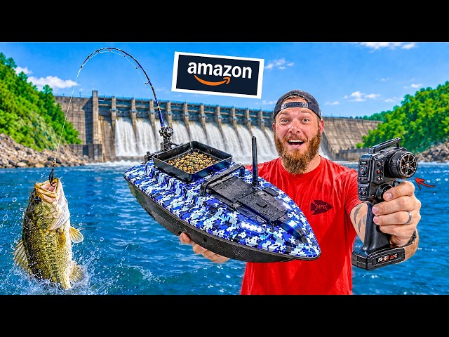 Amazon RC Boat Fishing Challenge!