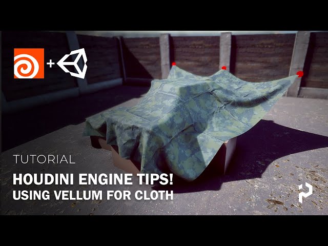 Houdini Engine Tips! - Using Vellum for Cloth in Unity 2021.1