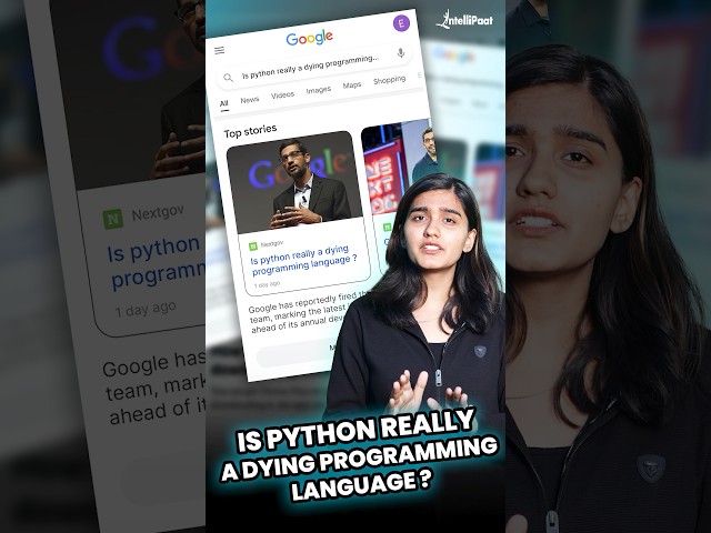 Is Python Programming Language Really Dying⚰️? | Future of Python | Intellipaat #Shorts #Python