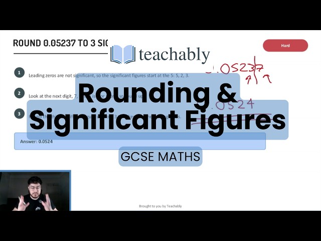 Rounding & Significant Figures GCSE Maths | (Full Lesson + Practice Paper)