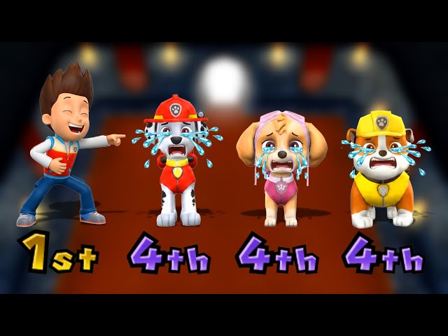 Mario Party 9 All Minigames Gameplay Paw Patrol - Ryde Vs Skye Vs Rubble Vs Marshall (Master CPU)