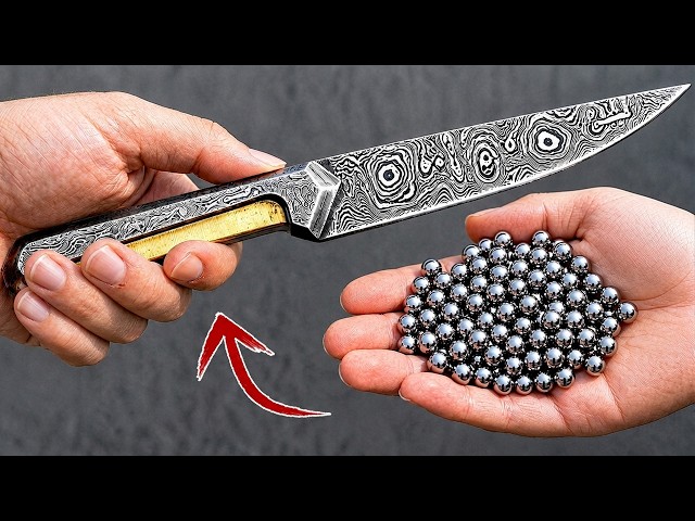 Making a Regular Knife out of bearing balls