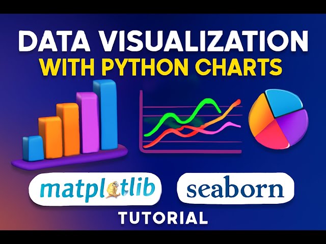 📊 Data Visualization with Python Charts | Matplotlib & Seaborn Tutorial