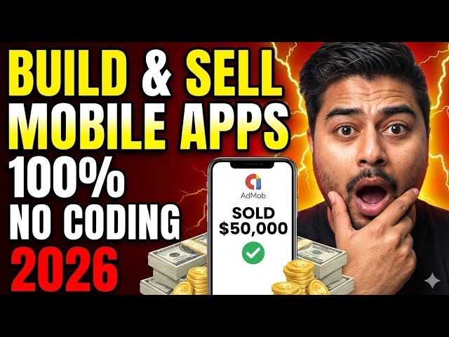 Build Mobile Apps and Sell it | 100% No Code Mobile Apps building with AI