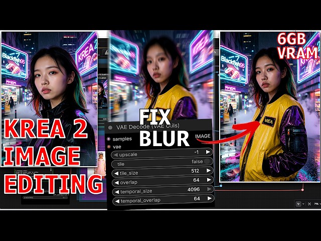ComfyUI Tutorial KREA 2 Identity Edit LoRA  Powerful AI Image Editing on 6GB VRAM