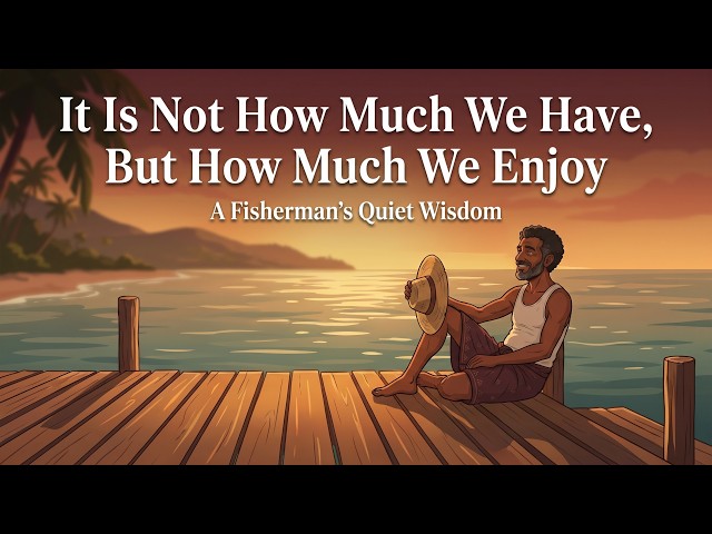 It Is Not How Much We Have, But How Much We Enjoy | A Story of  Containment and True Wealth