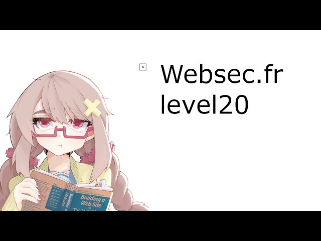 Websec.fr - level20