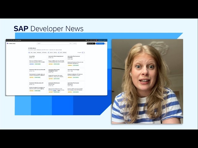 AI Skills Library, CodeConnect, MCP Gateway, CDS-Caching 2.0 | SAP Developer News
