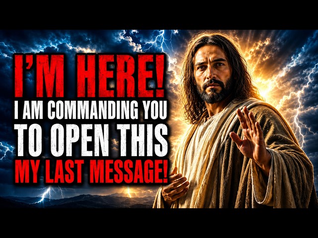 God Says:"I NEED TO TALK TO YOU ABOUT WHAT’S COMING..."/God Message Now/God Message