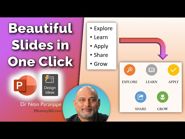 AI in PowerPoint - Designer - High-impact slides in one click