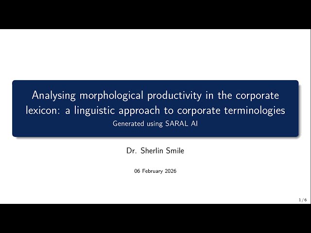 Analysing morphological productivity in the corporate lexicon: a linguistic approach to corporate te
