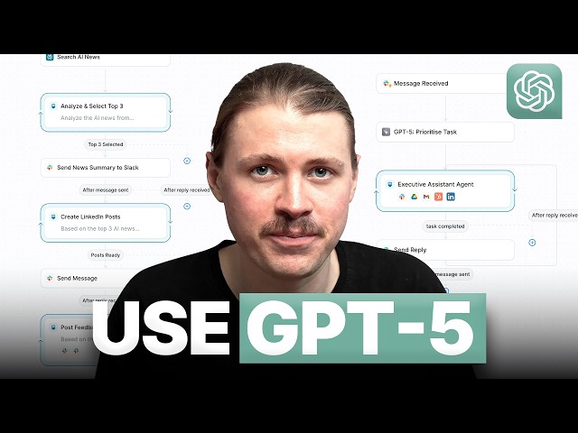 Build Your First GPT-5 AI Agent in 13 Minutes (No Code)