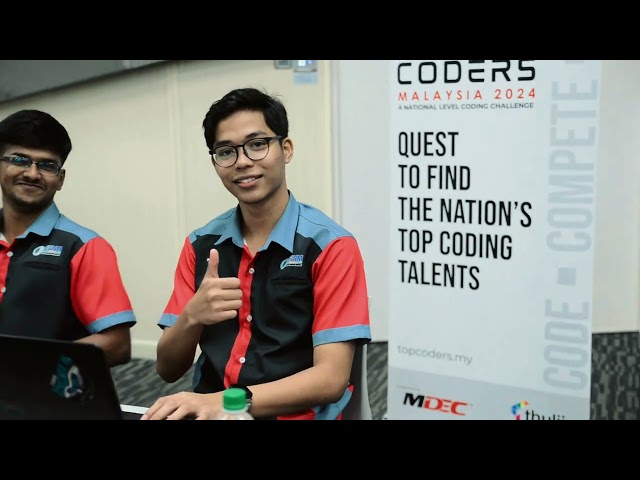 TOP CODERS MALAYSIA 2024 | National Coding Challenge