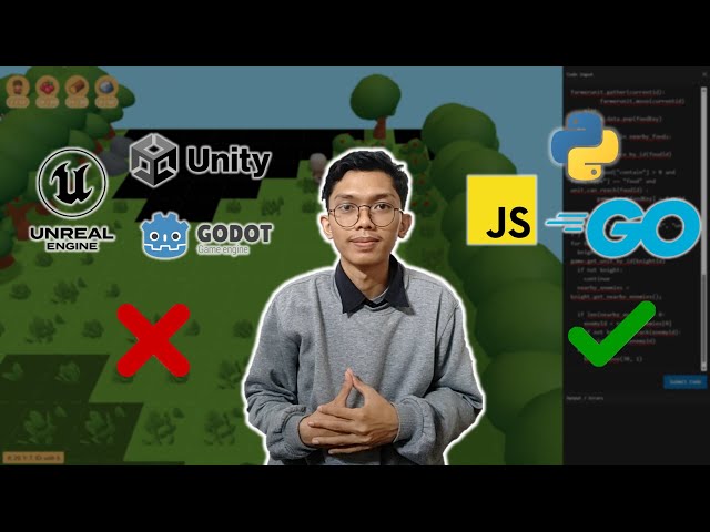 I create a 3D coding game without using game engine