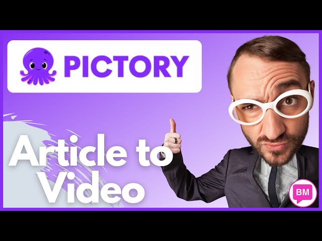 Pictory ARTICLE TO VIDEO Tutorial - AI Video Generator