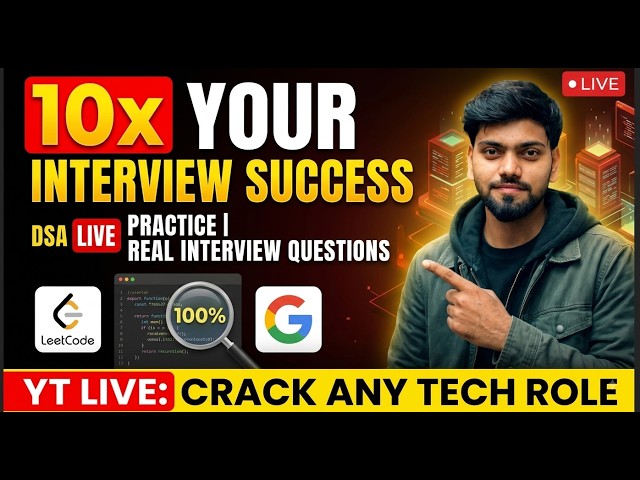 Crack Any Tech Role in 30 Days? Do THIS! 🚀 | B.Tech to High Package | LIVE Mentorship