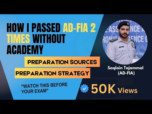 Complete study plan and tricks for FPSC exams | AD-FIA Complete Preparation Sources + Strategy