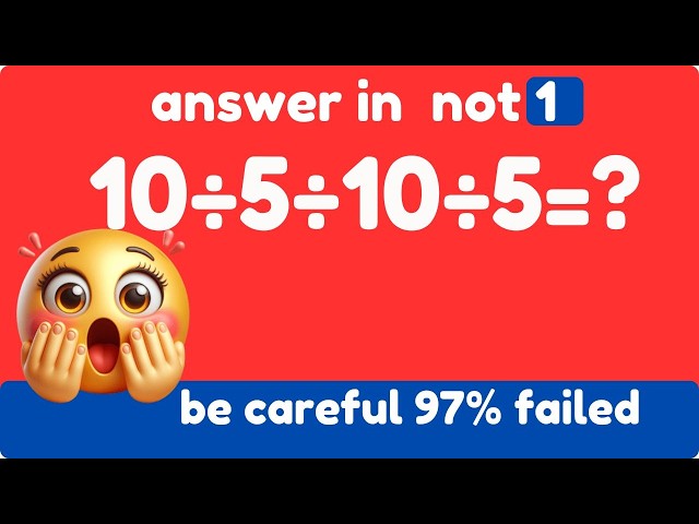 Are you ready to take this  smart challenge, only 2% solved this math trap and shared their answer.