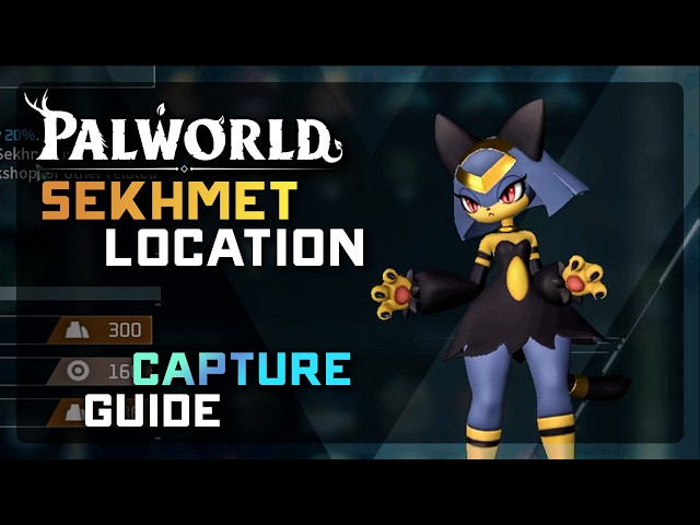 Palworld 1.0 Sekhmet Location & Capture Guide 🏜️ Best Anubis Handiwork Buff Pal
