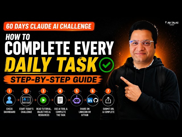 How to Complete the 60 Days Claude AI Coding Challenge | Step-by-Step Dashboard Guide