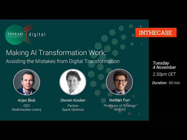 Making AI Transformation Work: Avoiding the Mistakes from Digital Transformation