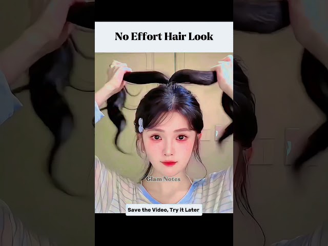 Easy Messy Bun Hairstyle🎀 | Cute & Effortless Hair Tutorial #MessyBun #MessyBunHairstyle  #messyhair