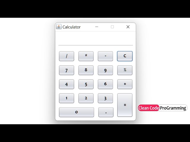 Simple Calculator in Java using NetBeans + Source Code