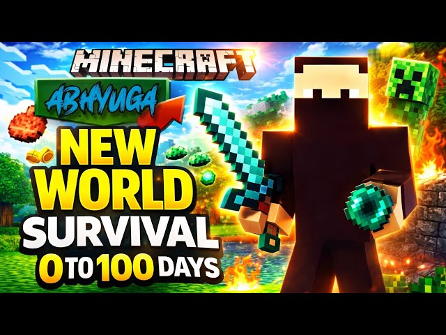 Minecraft Survival 🔥|  Day 4✨️ | Decorating Base | 0 To 100 Days