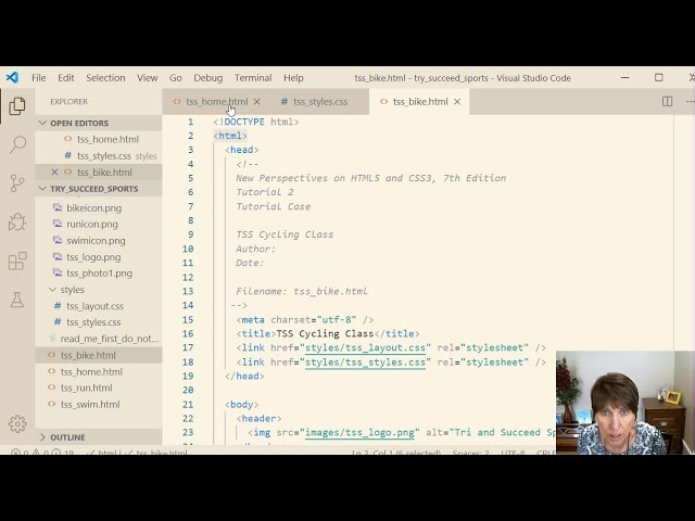 Validate the HTML and the CSS