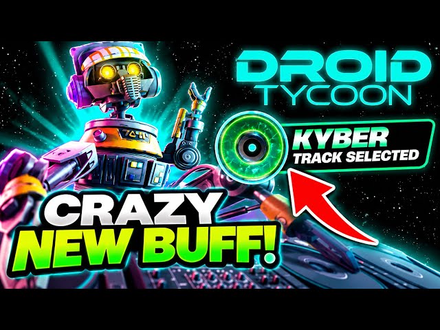 How To EASILY Obtain Kyber Droids in FORTNITE Star Wars DROID TYCOON! (CRAZY NEW BUFF!)