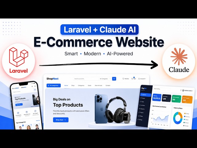 Laravel AI E-Commerce Website | Build a Smart Online Store with AI