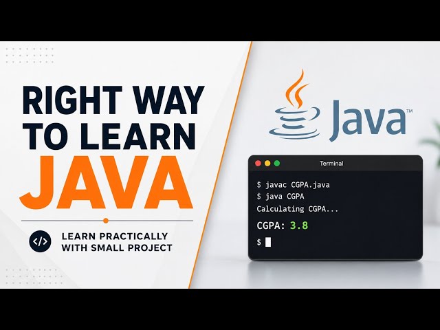 Java Project for Beginners: Build a CGPA Calculator in 5 Minutes!