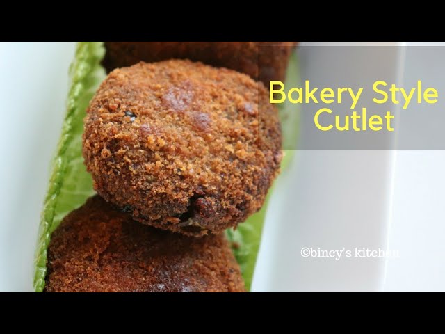 Perfect Beef Cutlet Bakery Style | Crispy Meat Cutlet