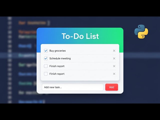 Python GUI – IT'S EASY! Write a To-Do List in Flet effortlessly!